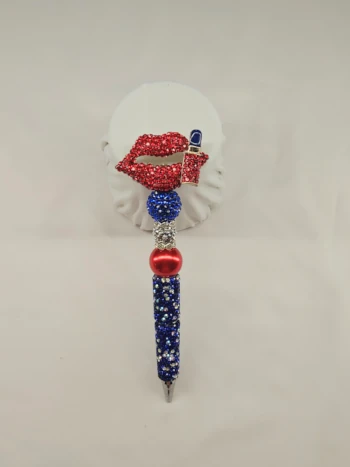 Red Lips with Lipstick