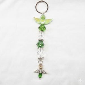Green Angel Key Chain