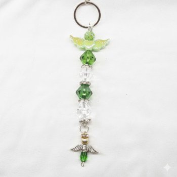 Green Angel Key Chain