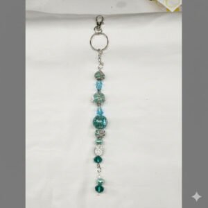 Barry elegant light green key chain