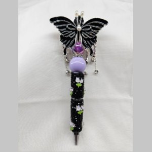 Pens Butterfly black purple