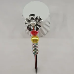 Metal flower pen